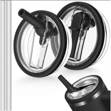 Stanley Siyah Quencher 1.18 Litre Pipetli Dökülmez Sızdırmaz Plastik Kapağı ile Uyumlu