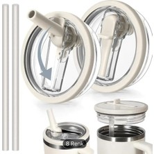 Stanley Stanle Quencher ile Uyumlu 1.18 Litre Pipetli Dökülmez Sızdırmaz Plastik Kapağı 1 Adet