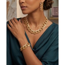 Hg.Aksesuar 22 Ayar Altın Kaplama Samanyolu 3'lü Set