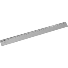 Kitabevimden Hatas Standart Cetvel Plastik Dar Şeffaf 30 cm (1 Paket 25 Adet)