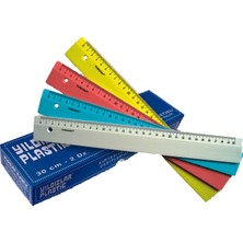 Kitabevimden Yıldızlar Standart Cetvel Plastik Renkli 30 cm (24 Lü) 70