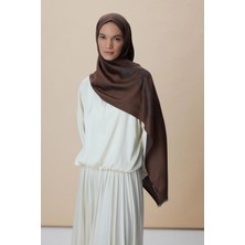 Maisa Jade Modal Ipek Jakarlı Şal 70*200 cm - Bakır