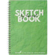 Kitabevimden Fanart Academy Sketch Book 120 gr Spiralli 50 Yp A6 Yeşil 8673