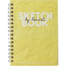 Kitabevimden Fanart Academy Sketch Book 120 gr Spiralli 50 Yp A6 Sarı 8674