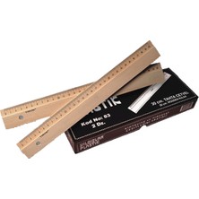 Kitabevimden Yıldızlar Standart Cetvel Tahta 30 cm 83--24 Lü