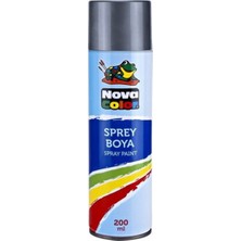 Kitabevimden Nova Color Sprey Boya 200 ml Gri NC-810
