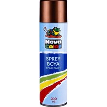 Kitabevimden Nova Color Sprey Boya 200 ml Bakır NC-813