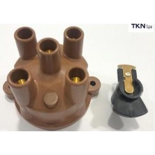 Distribütör Kapağı + Tevzi Makarası Renault R9 R11 R19 R21 1,4 2,0 7701407310-7701027491 Tkn DS-003