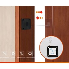 Practika 6.3x6.3 cm Automatic Door Closer Device High-Strength Steel Cable Easy Install