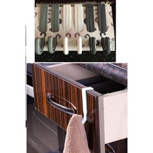 Practika 9 cm 6-Piece Drawer Towel Rack Multi-Purpose Hook Set Organization