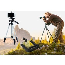 Practika 105 cm Tripod For Phone And Camera Holder Adjustable Rubber Base Portable Use