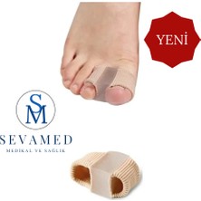 Ayak Baş Parmak Eğriliği Düzeltici Koruyucu Bunyon Halluks Valgus Baş Parmak Koruyucu Silikon 1 Adet Kırmed