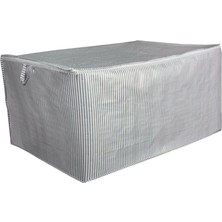 Practika 40 x 40 x 75 cm Sandık Tipi Yorgan Hurç Fermuarlı Polyester Saklama Kutusu