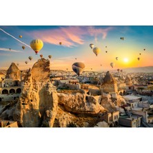 Aden Dijital Nevşehir Kapodokya Manzara Kanvas Tablo