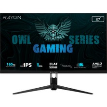 Marmara Qumasch Raydın G270IPS165, 27&amp;quot;, 1ms, 165Hz, Full Hd, Hdmı, Dp, Usb, Hoparlör, IPS Led, Frameless, Freesync Gaming Monitör