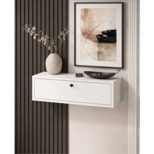 %100 Mdf Duvara Monte Dresuar 2 Bölmeli 60 Cm-Beyaz