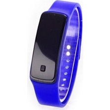 Practika 3 cm LED Kol Saati Dokunmatik Silikon Bileklik Unisex Spor Tasarım