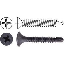 Marmara Qumasch Meridyen 3,5X35 Matkap Uçlu Alçıpan Vidası 1000 Adet