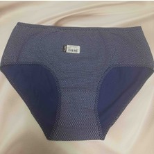 Shine Elagance Büyük Beden Küçük Puantiyeli %100 Pamuk Tutku Kadın Bato Külot Yüksek Bel