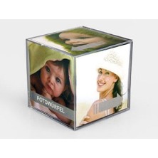 Practika 10 cm x 10 cm Kübik Fotoğraf Çerçevesi 6 Yüzeyli Hediyelik Dekorasyon