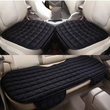 Rebols Premium Cepli Ortopedik Oto Koltuk Minder Seti-Koltuk Koruma Kılıfı (3'lü Set)