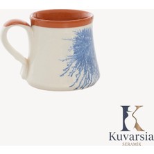 Kuvarsia Premium Seri Seramik Kupa - Mavi