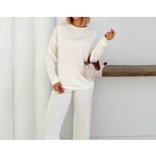 Suya U&S Wear Modal Kumaş Pantolon ve Sweatshirt Takım