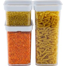 Practika 0.50 Litre Vacuum Storage Container Square Airtight Food Keeper Use