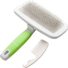 Practika 15X10 cm Pet Grooming Brush And Comb Set For Dogs And Cats, Stainless Steel
