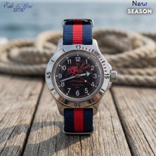 Eski Yeni Antik Vostok Amphibia 2415 Otomatik Erkek Kol Saati 200M Dalgıç Mekanik – Siyah Kadran Askeri Tasarım