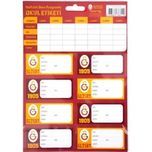 Galatasaray Okul Etiketi Ders Programlı 3 Adet Not Noki