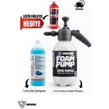 Mk Shıneworks Köpüklü Oto Yıkama Seti (Lastik Parlatıcı Hediyeli)