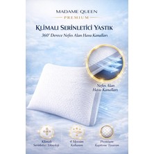 Madame Queen Premium Klimalı Yastık – 360° Hava Kanallı
