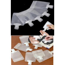 Practika 5 Adet 100 ml Şeffaf Seyahat Kozmetik Çantası Losyon Şampuan Krem Ambalajı