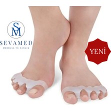Beş Parmak Ayırıcı ve Ayak Parmak Düzeltici Aparat Ayak Parmak Şekil Düzeltici 5 Parmak Arası Kırmed