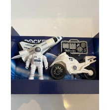 Mavi Su Dünyası Uzay Araçlar Seti 4' Lü Set