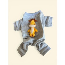 Kemique Neşeli Zürafa Köpek Tulumu | Küçük Irk Köpekler Için | Tüy Dökülmesini Azaltır