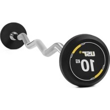 Esranın Dünyası Düşük Kokulu Kauçuk Kaplama Barbell - 10 kg Ağırlık