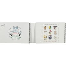 Esranın Dünyası Tükenmez Resim Defteri - 25X35 cm Kediler Temalı