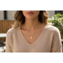 Xuping Jewelry Stil Incisi/xupıng Jewelry R Düz Harf Taşsız