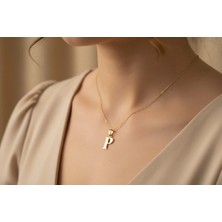 Xuping Jewelry Stil Incisi/xupıng Jewelry P Düz Harf Taşsız