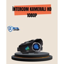 Melike Bakar Boutique Q28 Motosiklet Kask Bluetooth Kulaklık Full Hd 1080P Kamera