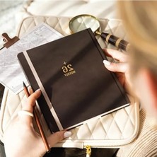 Esranın Dünyası 2026 Dikey Haftalık Ajanda, 12 Aylık, Sert Kapak, Kahverengi