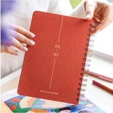 Esranın Dünyası Mercan Renkli A5 Spiralli Haftalık Ajanda