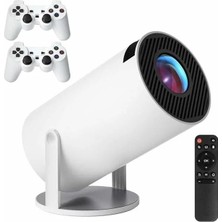Melike Bakar Boutique 4K Wireless Çift Kollu Kumandalı Oyun Projeksiyonu Retro Video Oyunu