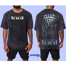 Tool Yıkamalı Over Size Tişört S