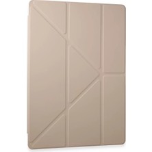 Melike Bakar Boutique Newface Samsung Galaxy Tab A9 Plus Kılıf Kalemlikli Mars Tablet Kılıfı - Rose Gold