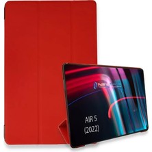 Melike Bakar Boutique Newface iPad Air 5 (2022) Kılıf Tablet Smart Kılıf - Kırmızı