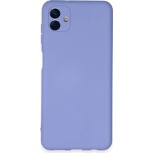 Melike Bakar Boutique Newface Samsung Galaxy A04E Kılıf Nano Içi Kadife Silikon - Lila
