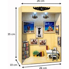 Ceren Wooden 3D Çerçeve